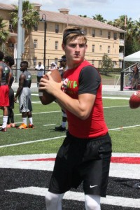 Wesley Chapel Class of 2017 QB, Austin Sessums at E7 Spring series in Lakeland