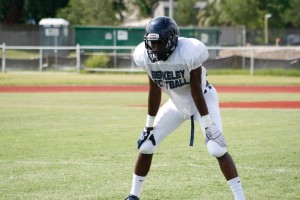Berkeley Prep's Nelson Agholor during spring fall practice his sophomore season.