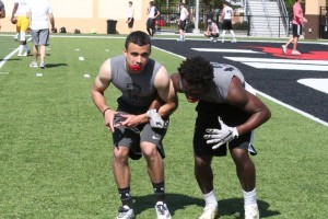   BRYCE SMITH (left) AT E7TC IN LAKELAND