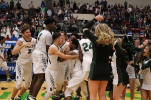 Sickles celebrating after its 8A Championship on Saturday night at The Lakeland Center.