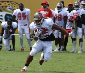 Bucs RB Doug Martin during joint practice with Jaguars