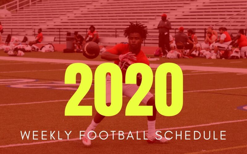 2020 High School Football Weekly Schedule – BCP NATION