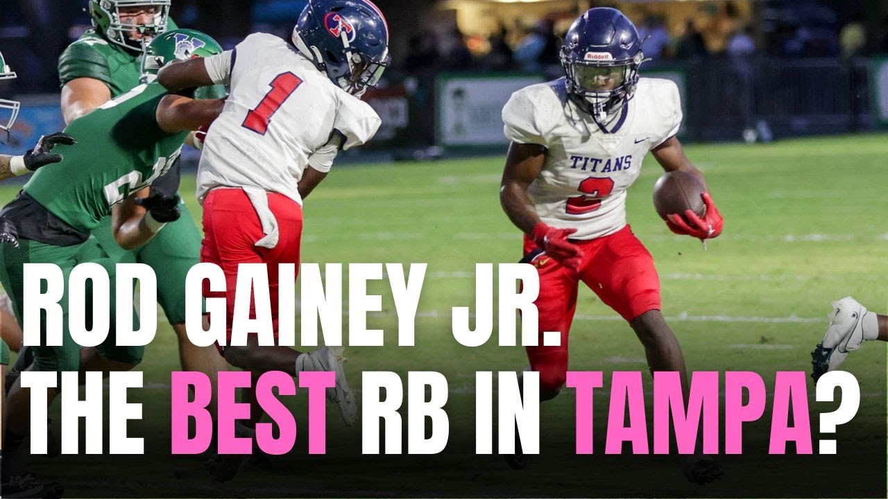 Rod Gainey, Tampa Bay Tech 2024 RB Highlights vs. Venice