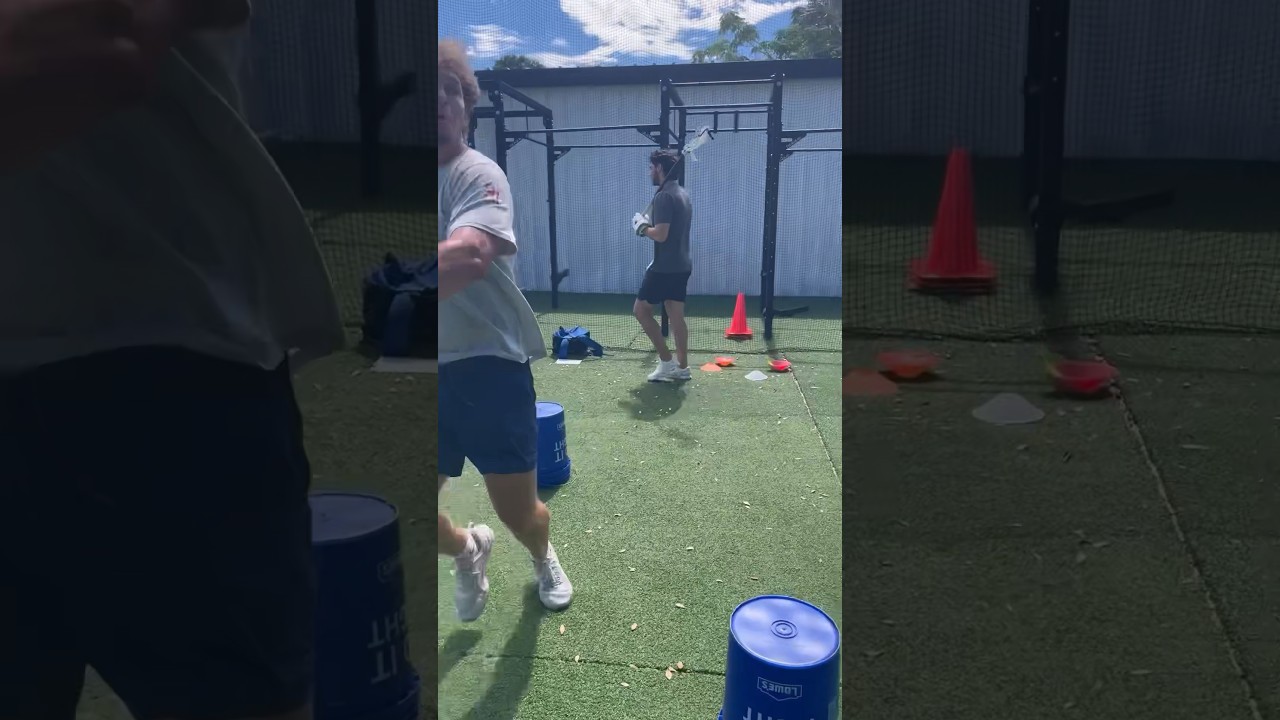 Gotta be able to play in a phone booth. #ComboDodges to a crank! #LacrosseTraining #LacrosseLife