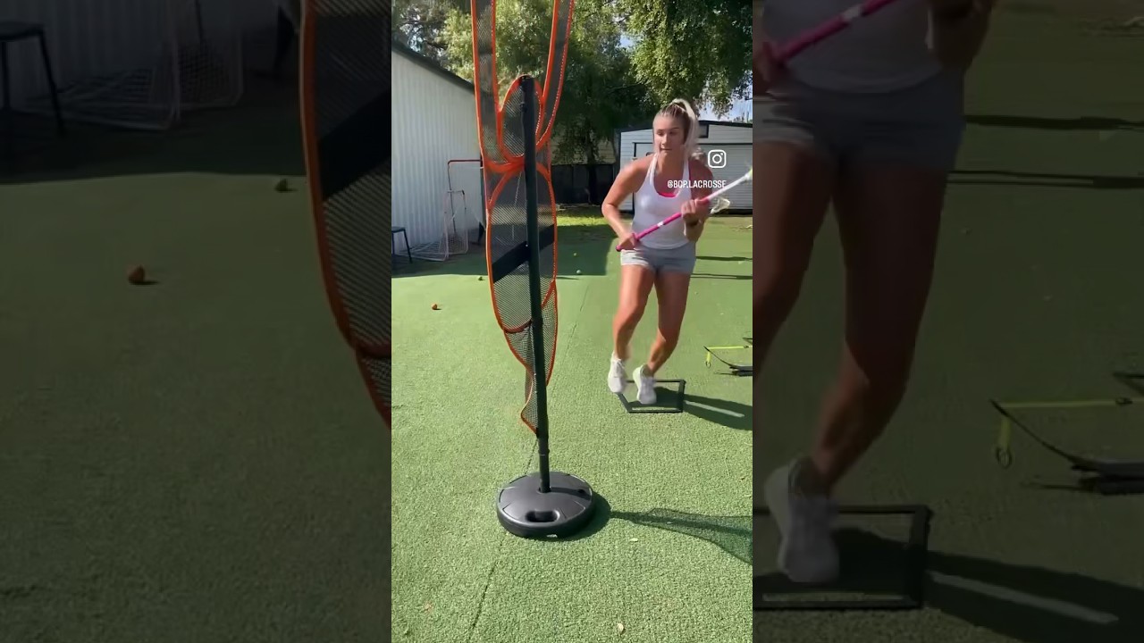 First session with #Northwestern middie Taylor Lapointe #TheLakeShow #NUlax #Northwestern #lacrosse