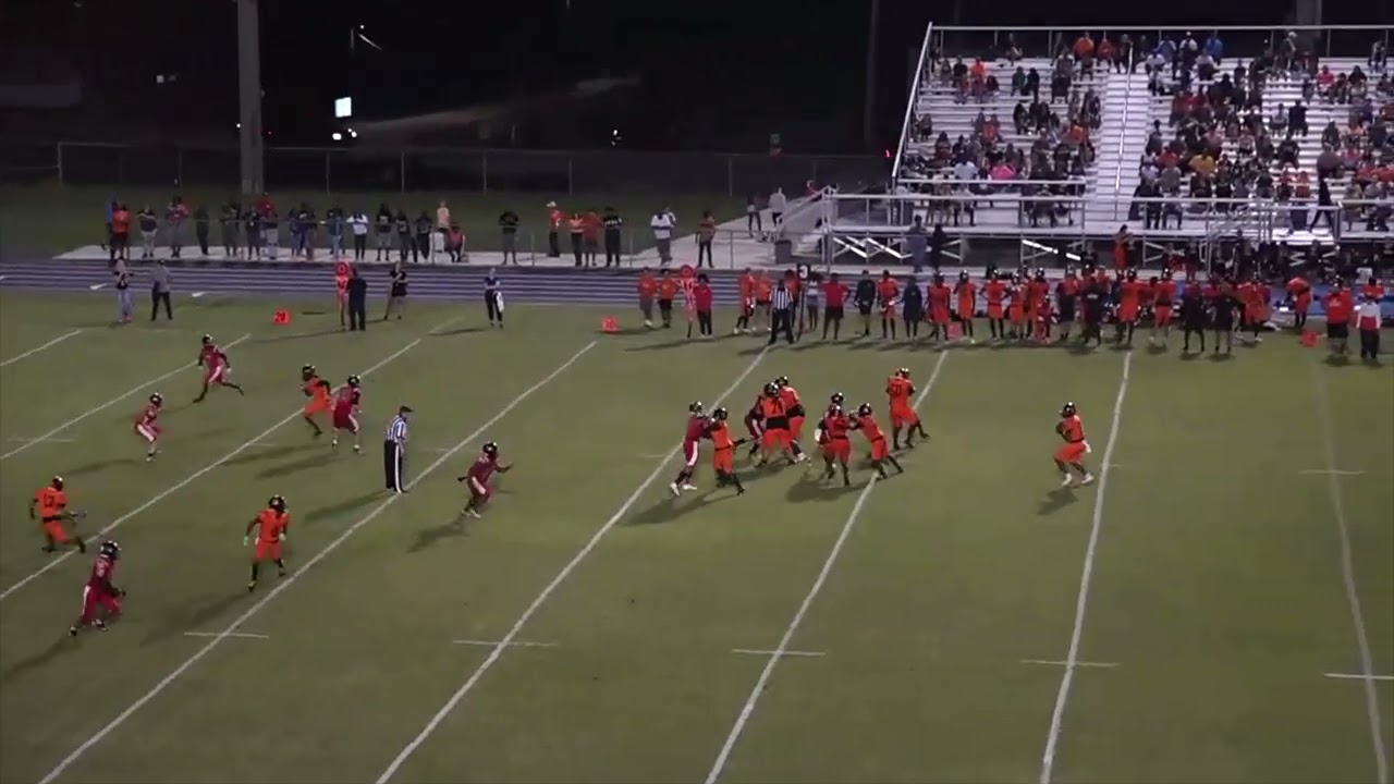 This Pasco High School DB started dancing too early #zephyrhills #football. #touchdown #qb1