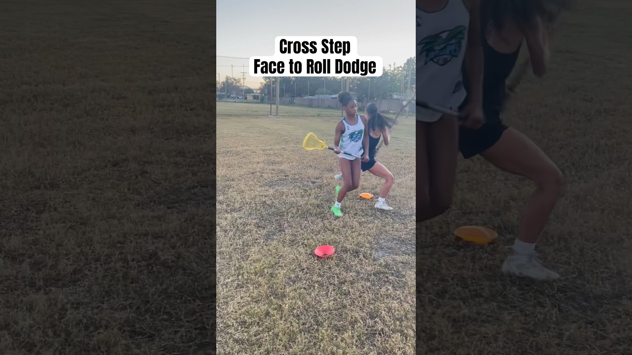Dominate the face dodge by adding this 1️⃣, initial cross step & finish with the #RollDodge #shorts