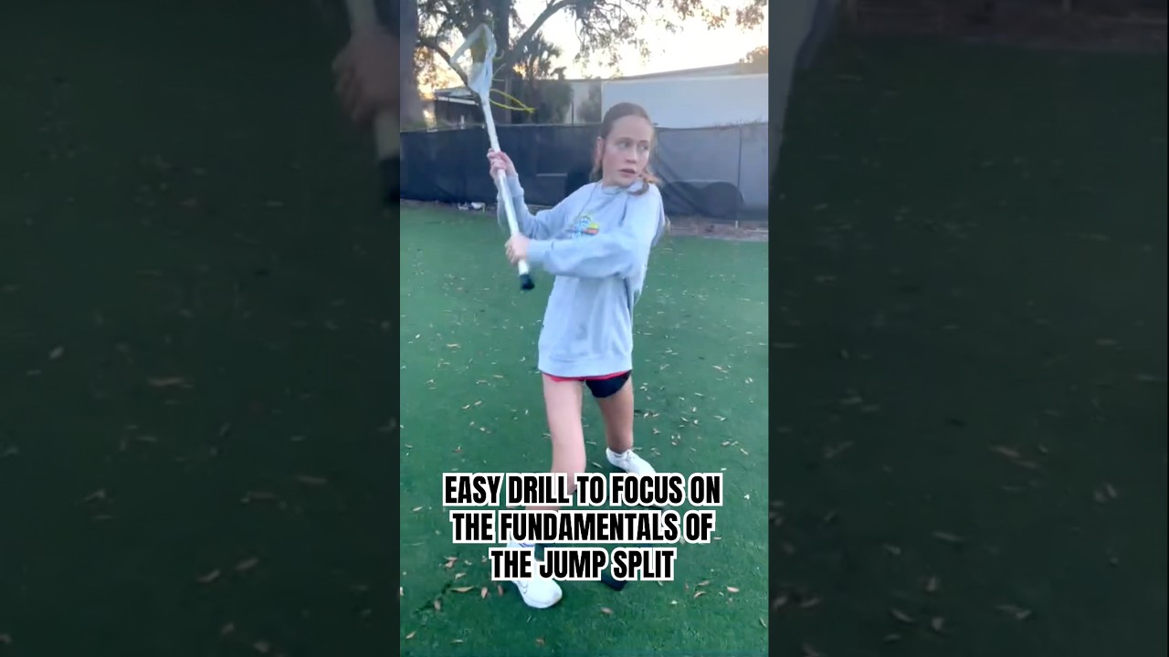 The keys: Staying in an athletic stance, slight bend at the knees and firing the hips through. #lax