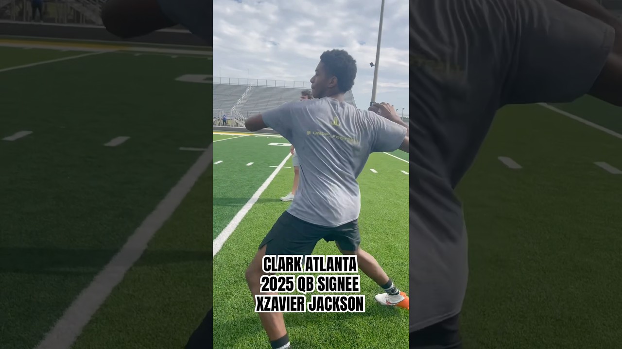 Clark Atlanta 2025 QB signee Xzavier Jackson has an #NFL arm. #qb #qb1 #hbcufootball #hbcugameday
